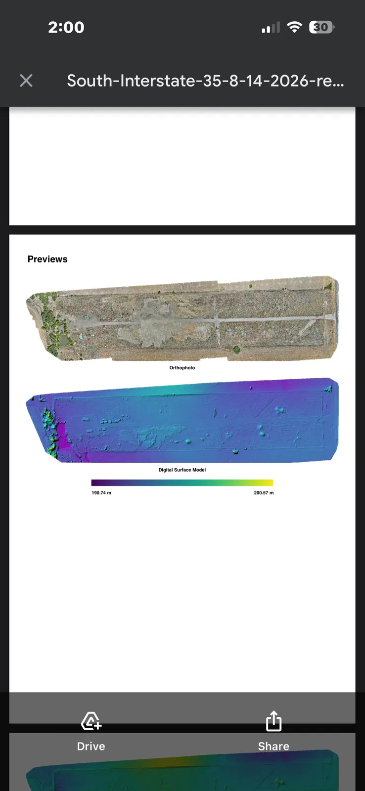 Mapping / survey work sample by chris aldridge