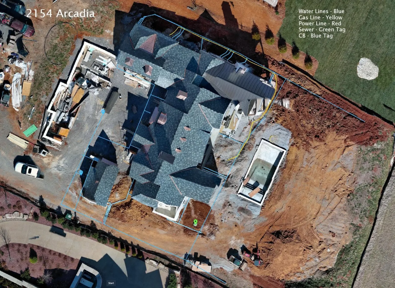 Mapping / survey work sample by Brandon Watkins