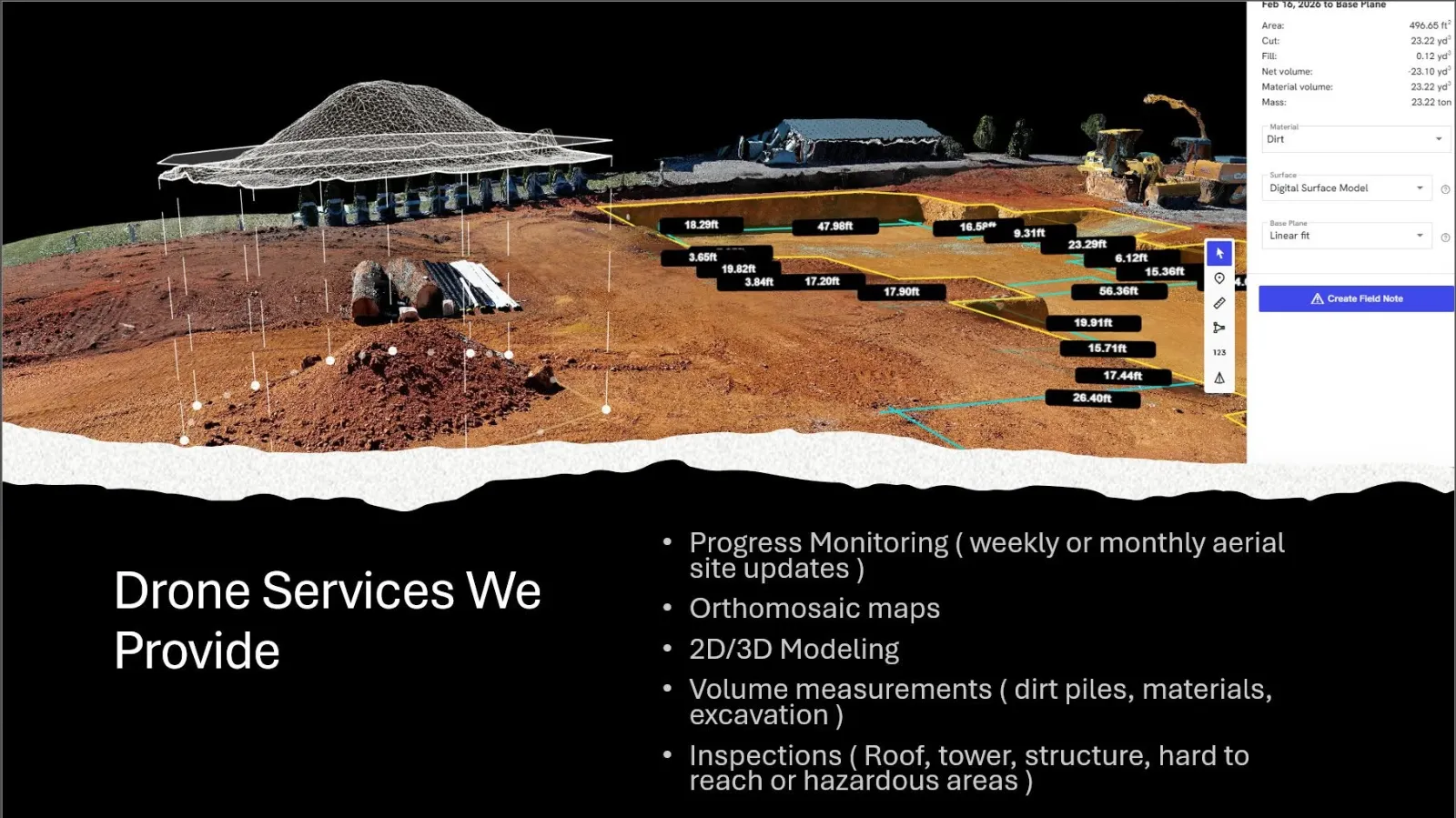 Mapping / survey work sample by Brandon Watkins