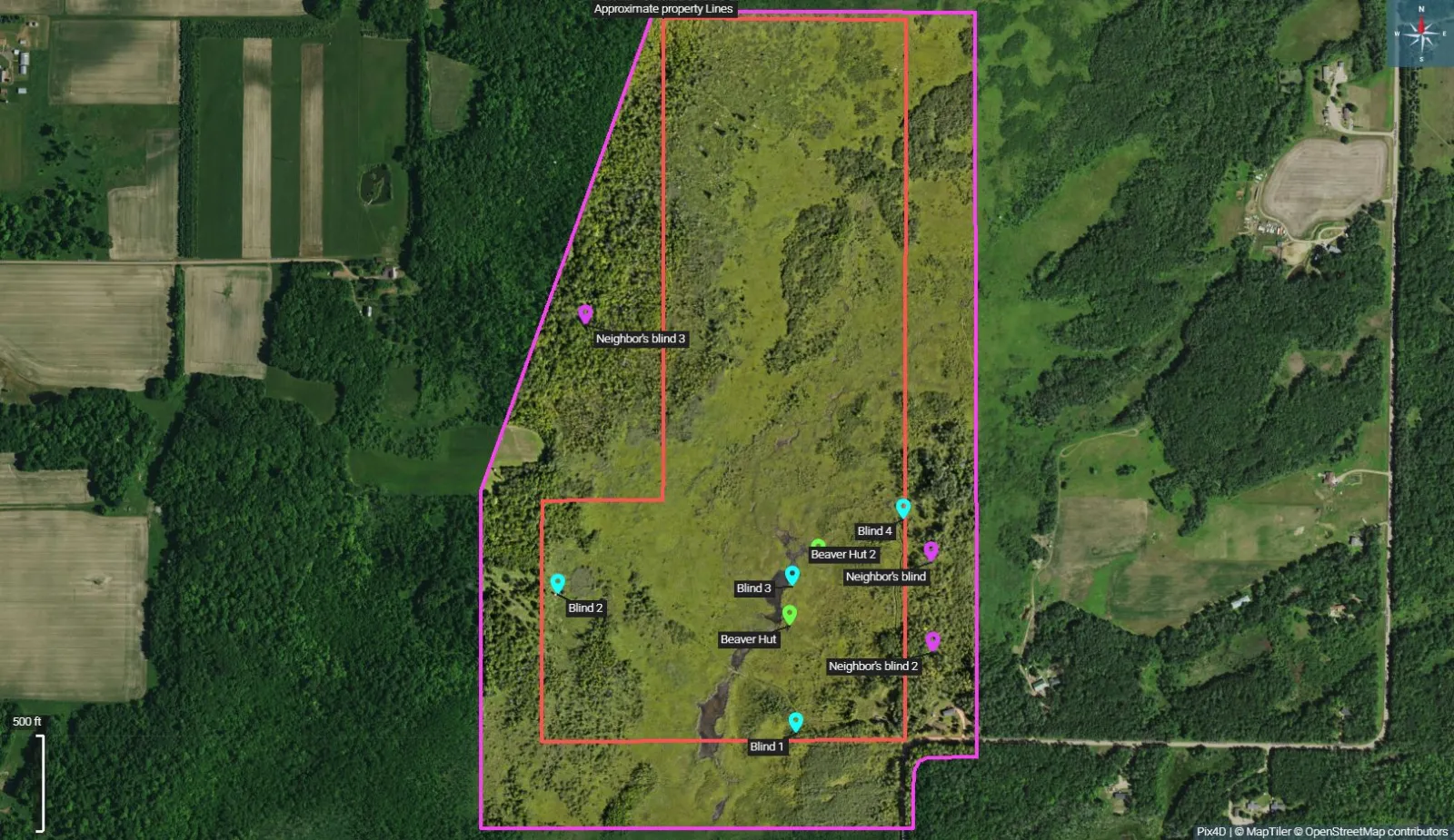 Mapping / survey work sample by Rob Phillips