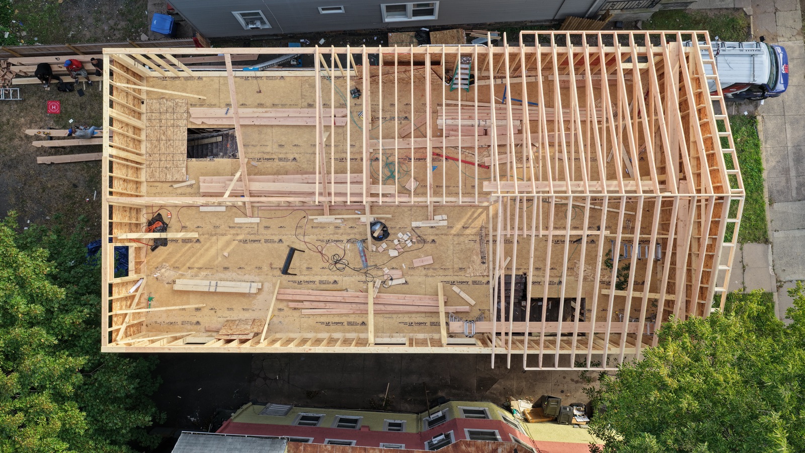 Construction work sample by Aaron Woods