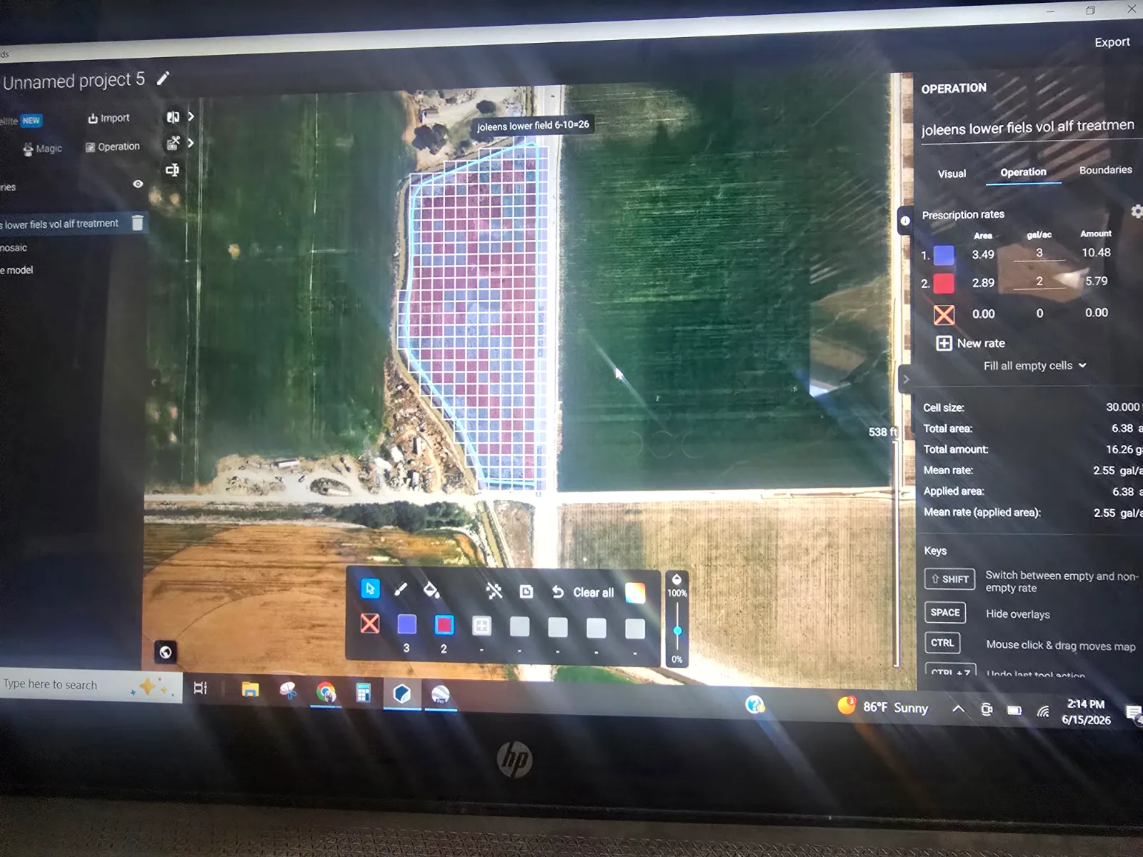 Mapping / survey work sample by Destry  Clark